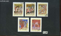 Collection De 5 Timbres-poste Oblitérés, De Hongrie. Képes Kronika - 1370 - TIMBRE-POSTE - 1971 - Philately And Postal History