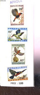 Collection De 4 Timbres-poste Neufs, De La République Rwandaise. Série Oiseaux. - TIMBRE-POSTE - 1967 - Philatélie Et Histoire Postale