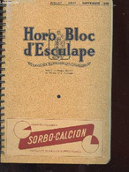 AGENDA HORO BLOC D'ESCULAPE - COLLECTIF - 1949 - Agende Non Usate