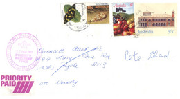 (LL 27) Australia - Priority Paid Covers (2 ) With Fruits / Fish / Butterfly (with 1 Pre-paid Covers) 1987 - Sonstige & Ohne Zuordnung