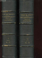 LOT 2 LIVRES: DICTIONNAIRE FRANCAIS ILLUSTRE ET ENCYCLOPEDIE UNIVERSELLE I DE A-Z ET II DE G-Z - DUPINEY DE VOREPIERRE - - Encyclopédies