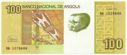 Angola - 100 Kwanzas - 10.2012 - Pick 153 - Unc. - Série DK - José Eduardo Dos Santos E Agostinho Neto - Angola