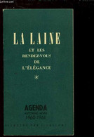 Agenda Automne - Hiver 160 - 1961, Illustré Par Jacques Faizant. " La Laine Et Les Rendez-vous De L'élégance". - SECRETA - Terminkalender Leer