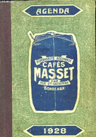 AGENDA MASSET 1928. OFFERT PAR LA CAFETERIA MASSET. - COLLECTIF. - 0 - Agendas Vierges