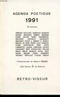 AGENDA POETIQUE 1991 48 AUTEURS - COLLECTIF - 1991 - Blanco Agenda