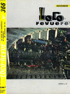 LOCO-REVUE, LA REVUE DES MODELISTES ET AMATEURS DE CHEMIN DE FER N° 366, NOVEMBRE 1975. LES VAPORISTES ET LE PROBLEME DE - Modellismo