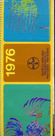 CALENDRIER BAYER 1976. - COLLECTIF - 1976 - Agende & Calendari