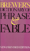 DICTIONARY OF PHRASE AND FABLE - COBHAM BREWER E., EVANS IVOR H. - 1987 - Dizionari, Thesaurus