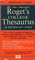 ROGET'S COLLEGE THESAURUS IN DICTIONARY FORM - COLLECTIF - 1962 - Dictionaries, Thesauri