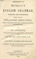 ABRIDGMENT OF MURRAY'S ENGLISH GRAMMAR, IMPROVED AND ILLUSTRATED WITH COPIOUS EXPLANATORY OBSERVATIONS - MURRAY LINDLEY, - Englische Grammatik