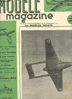 MODELE MAGAZINE - N°32 - JUIN 1952 / Plan D'un Wakefield - Plan D'un Planeur - Plan D'un Avion De Vitesse - Le Vampire - - Modellismo