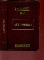 AGENDA DUNOD - 1940 - AUTOMOBILE. - MOHR GEORGES - 1940 - Blank Diaries