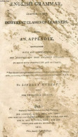 ENGLISH GRAMMAR, ADAPTED TO THE DIFFERENT CLASSES OF LEARNERS, WITH AN APPENDIX - MURRAY LINDLEY - 1810 - Dictionnaires, Thésaurus