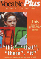 VOCABLE PLUS, ACTIVATE YOUR ENGLISH, N° 329, NOV. 1998 (Contents: 'This', 'that', Or 'there' ? The Impersonal 'it'. Wate - Engelse Taal/Grammatica