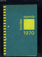 AGENDA BORDAS 1970 - COLLECTIF - 1969 - Blanco Agenda