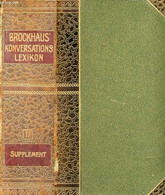 BROCKHAUS' KONVERSATIONS-LEXIKON, SIEBZEHNTER BAND, SUPPLEMENT - COLLECTIF - 1910 - Atlas