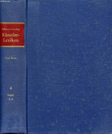 SCHWEIZERISCHES KÜNSTLER-LEXIKON, IV. BAND, SUPPLEMENT, A-Z - BRUN CARL - 1967 - Atlas