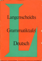 LANGENSCHEIDTS GRAMMATIKTAFEL DEUTSCH - WENDT HEINZ F. - 1968 - Atlanti