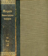 MEYERS GROßES KONVERSATIONS-LEXIKON, ZWANZIGSTER BAND, VEDA Bis Zz, EIN NACHSCHLAGEWERK DES ALLGEMEINEN WISSENS - COLLEC - Atlas