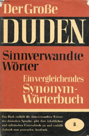 DER GROßE DUDEN, VERGLEICHENDES SYNONYMWÖRTERBUCH - GREBE Paul, MÜLLER Wolfgang - 1964 - Atlas