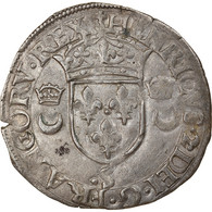 Monnaie, France, Henri II, Douzain Aux Croissants, 1559, Troyes, TTB, Billon - 1547-1559 Henry II