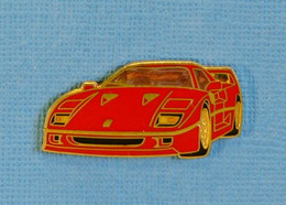 1 PIN'S //  ** LA FERRARI F40 / VOITURE DE SPORT SUPERCAR ** . (F40 1987) - Ferrari