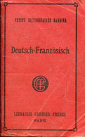 KLEINES WÖRTERBUCH DEUTSCH-FRANZÖSISCH - BIRMANN - 1940 - Atlanti
