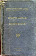 PETIT DICTIONNAIRE FRANCAIS-ANGLAIS, ANGLAIS-FRANCAIS - Mc LAUGHLIN J. - 1943 - Dizionari, Thesaurus