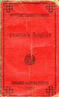 PETIT DICTIONNAIRE FRANCAIS-ANGLAIS - MC LAUGHLIN J. - 1928 - Dizionari, Thesaurus