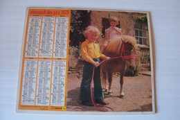 CALENDRIER  - ALMANACH DES P.T.T. 1979 - Département Du VAR - CHEVAL - PONEY - ENFANTS - Grand Format : 1971-80