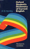 OXFORD STUDENT'S DICTIONARY OF CURRENT ENGLISH - HORNBY A. S. - 1987 - Dictionnaires, Thésaurus