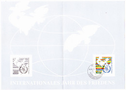 DDR GDR RDA - Jahr Des Friedens (MiNr: ETB 3/1986) 1986 - Siehe Scan - 1st Day – FDC (sheets)