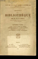 CATALOGUE DE LA BIBLIOTHEQUE DE FEU DE M. JULES COÜET - DEUXIEME PARTIE - LIVRES ANCIENS RARES ET CURIEUX - EDITIONS ORI - Agendas
