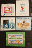 ROMÂNIA SPORTS LOT 14 BLOCKS +M/SHEETS PERFORED &IMPERFORED MNH - Other & Unclassified