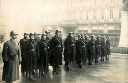 Bergerac * Carte Photo * Régiment Sur La Place * Sapeurs Pompiers ? * Photographe BONDIER - Bergerac