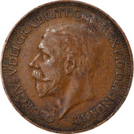 Monnaie, Grande-Bretagne, George V, Farthing, 1936, TB+, Bronze, KM:825 - B. 1 Farthing