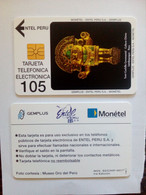 PEROU TEST DEMO MONETEL 105U MUSEE ORO PERU 11.93 NEUVE MINT - Peru