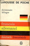 LAROUSSE DE POCHE - DICTIONNAIRE BILINGUE FRANCAIS ALLEMAND - DEUTSCH FRANZOSICH - COLLECTIF - 1943 - Atlanten