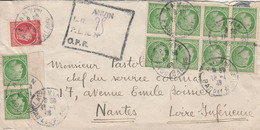 1948- Lettre Recommandée D' Anvin (Pas De Calais) Pour  Nantes  - Affranchissement Spectaculaire !... - 1921-1960: Modern Tijdperk