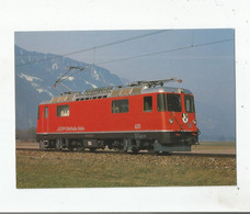 LANDQUART 13 3 1984 CHEMIN DE FER RHETIQUE (RHB) LOCOMOTIVE ELECTRIQUE Ge 4:4 Ii 621 - Landquart