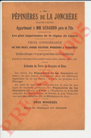 Publicité 1905 Dumont Pharmacie Faubourg Des Arènes Limoges Mallet Tapissier Gérardin 87 Pépinières De La Jonchère231/27 - Non Classés