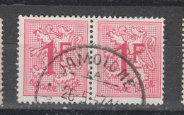 COB 859 En Paire Oblitération Centrale JAMOIGNE - 1951-1975 Heraldic Lion
