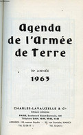 AGENDA DE L'ARMEE DE TERRE 1963. - COLLECTIF - 1962 - Agendas Vierges