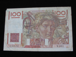 100 Cent Francs - JEUNE PAYSAN  24=8=1950    **** EN ACHAT IMMEDIAT **** - 100 F 1945-1954 ''Jeune Paysan''