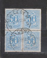 COB 854 En Bloc De 4 Oblitération Centrale MALDEGEM - 1951-1975 Heraldic Lion