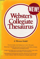 WEBSTER'S COLLEGIATE THESAURUS - COLLECTIF - 1976 - Diccionarios