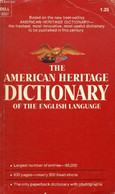 THE AMERICAN HERITAGE DICTIONARY OF THE ENGLISH LANGUAGE - DAVIES PETER, & ALII - 1974 - Dictionnaires, Thésaurus