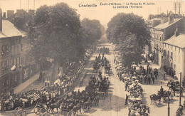 08-CHARLEVILLE-COURS D'ORLEANS, LA REVUE DU 14 JUILLET , LE DEFILE DE L'ARTILLERIE - Charleville