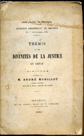 Cour D'appel De Besançon - Audience Solennele De Rentrée Du 3 Novembre 1882 - Thémis Et Les Divinités De La Justice En G - Franche-Comté