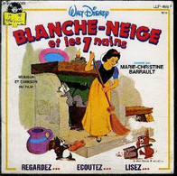 Livret-Disque 45t // Blanche-neige Et Les 7 Nains - Walt Disney / Grimm - 1983 - 45 Rpm - Maxi-Singles